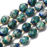 Sesame Jaspis Perler – Facetteret Risform (9,5x8mm) - Uniq Perler - 399284