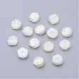 Shell Blomster, Topboret/Anboret, (10mm, 2 Stk) - Uniq Perler - 111334