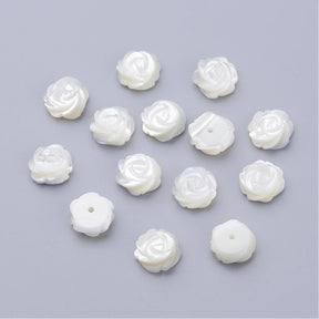 Shell Blumen, Topfbohrung/Anbohrung, (10mm, 2 Stk) - Uniq Perler - 111334