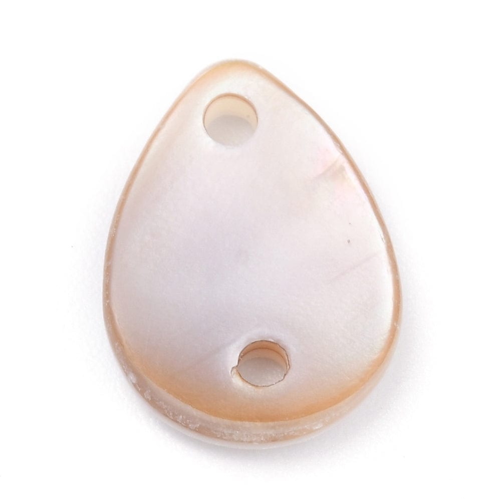 Shell Mellemled, Naturfarver, 6 Stk. - Uniq Perler - 111335