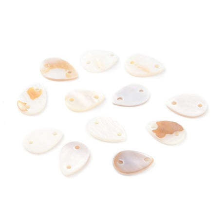 Shell Mellemled, Naturfarver, 6 Stk. - Uniq Perler - 111335