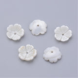 Shell Perle Blomst, (12mm, 4 stk.) - Uniq Perler - 112063