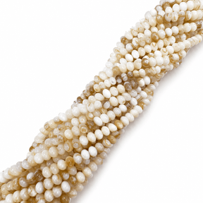 Shell Perler – Beige, Rondel (5x3~3,5mm) - Uniq Perler - 123073