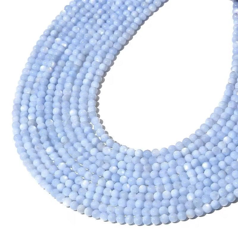 Shell Perler, Blå, 3mm - Uniq Perler - 75335689