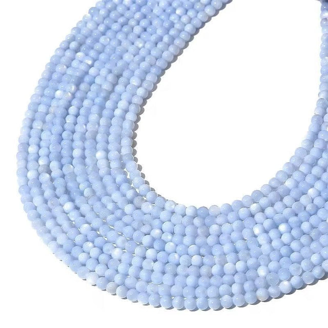 Shell Perler, Blå, 3mm - Uniq Perler - 75335689