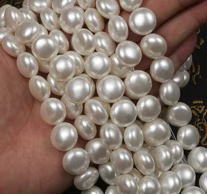 Shell Perler, Coin, (14 mm) - Uniq Perler - 115386