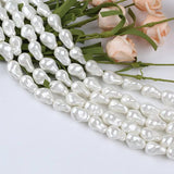 Shell Perler Der Ligner Barok Perler, (10x15mm) - Uniq Perler - 1015mm