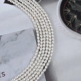 Shell Perler – Hvid, Rice (3 - 4mm) - Uniq Perler - 865789