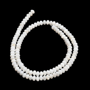 Shell Perler – Hvid, Rondel (5x3~3,5mm) - Uniq Perler - 123072