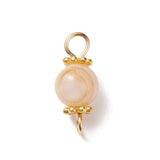 Shell Perler Mellemled, 14x6mm, 10 stk. - Uniq Perler - 113062