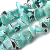 Shell perler – Nugget Facon, Turkis (7 - 22mm) - Uniq Perler - 116042