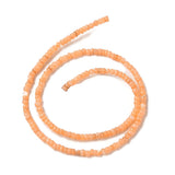 Shell Perler, Orange, Rondel, (3x2mm) - Uniq Perler - 113302