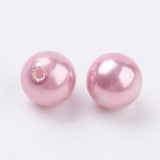 Shell Perler, Pink, Topboret/Anboret, 8mm - Uniq Perler - 111338