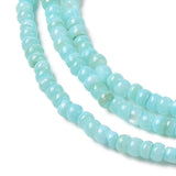 Shell Perler, Turkis, Rondel, (3x2mm) - Uniq Perler - 113305