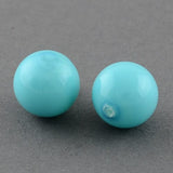 Shell Perlen, Türkis, oben gebohrt/angebohrt, 10mm - Uniq Perler - 112914