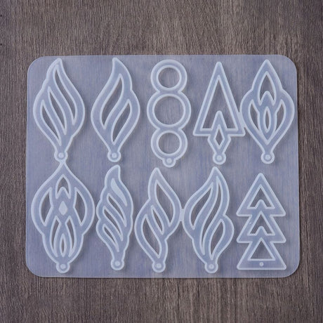 Silikone Form Til At Lav Fuldendte Vedhæng I Resin – DIY Støbeform - Uniq Perler - 112810