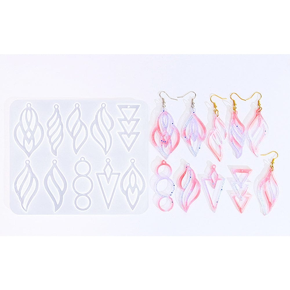 Silikone Form Til At Lav Fuldendte Vedhæng I Resin – DIY Støbeform - Uniq Perler - 112810