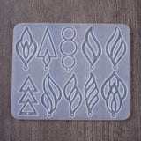 Silikone Form Til At Lav Fuldendte Vedhæng I Resin – DIY Støbeform - Uniq Perler - 112810