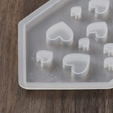Silikone Form Til At Lave Et Hus Med Hjerter – DIY Støbeform - Uniq Perler - 114471