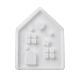 Silikone Form Til At Lave Et Hus Med Hjerter Og Flag – DIY Støbeform - Uniq Perler - 114472