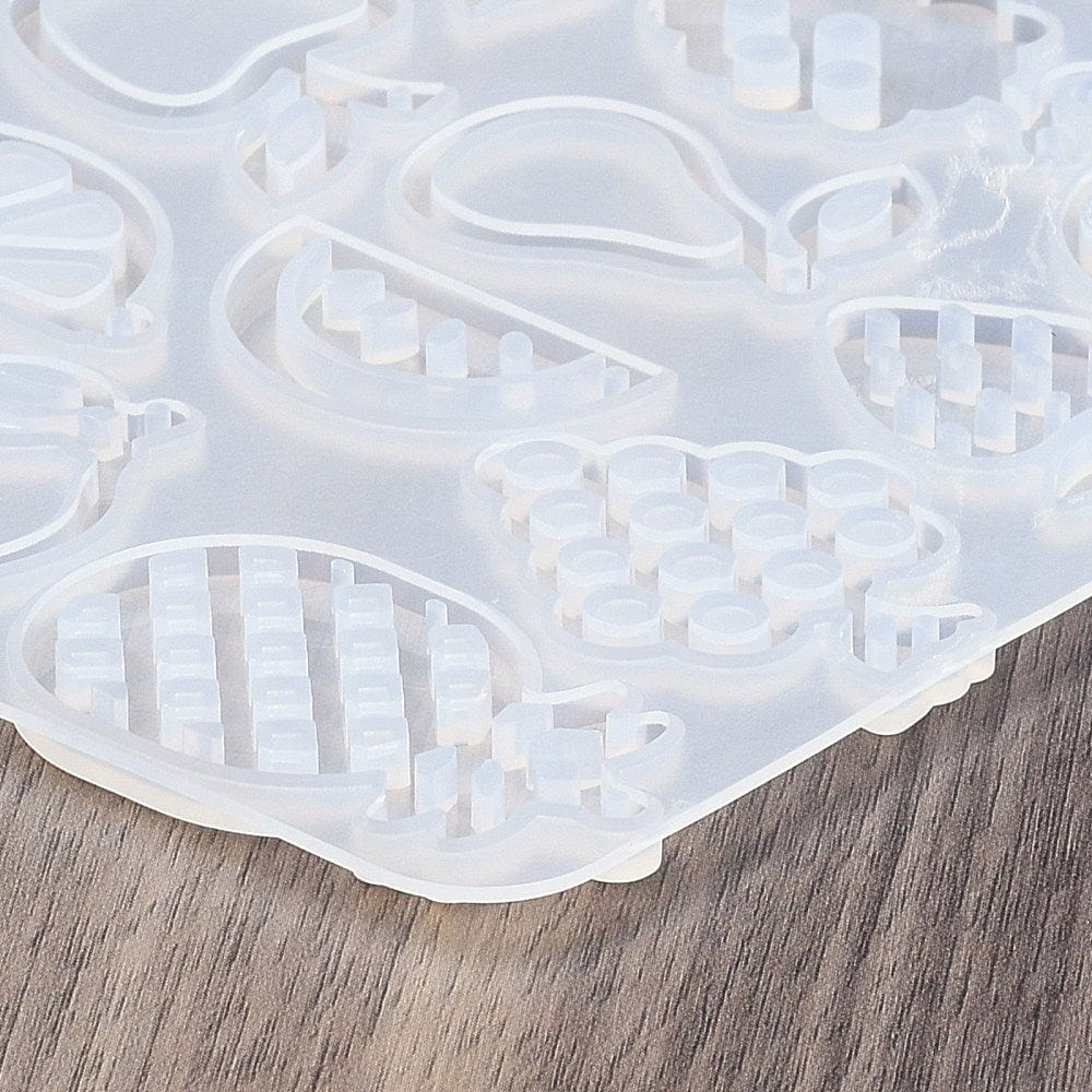 Silikone Form Til At Lave Frugt Vedhæng I Resin – DIY Støbeform - Uniq Perler - 544084