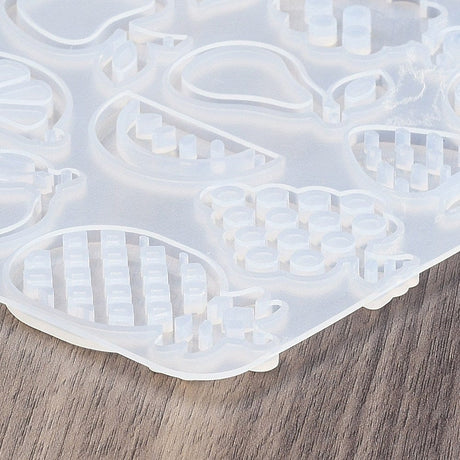 Silikone Form Til At Lave Frugt Vedhæng I Resin – DIY Støbeform - Uniq Perler - 544084