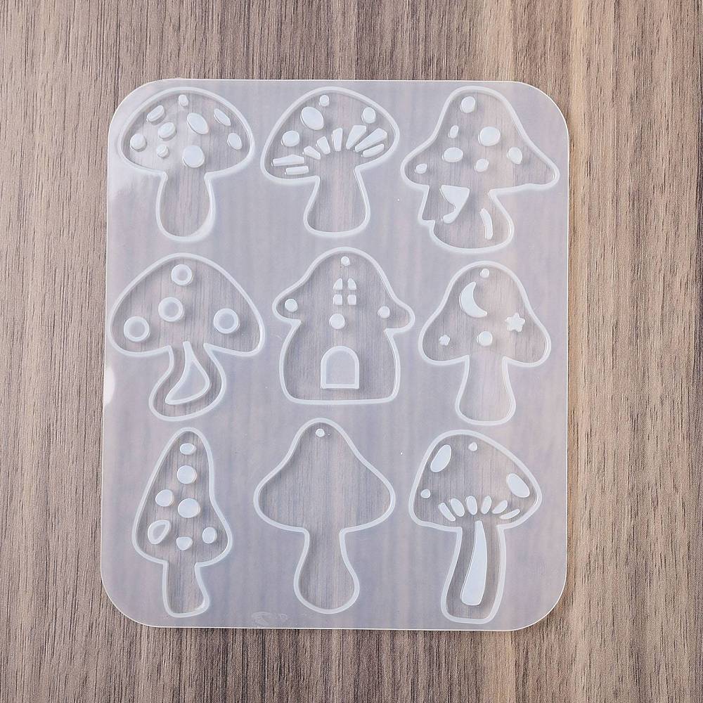 Silikone Form Til At Lave Svampe Vedhæng – DIY Støbeform - Uniq Perler - 114656