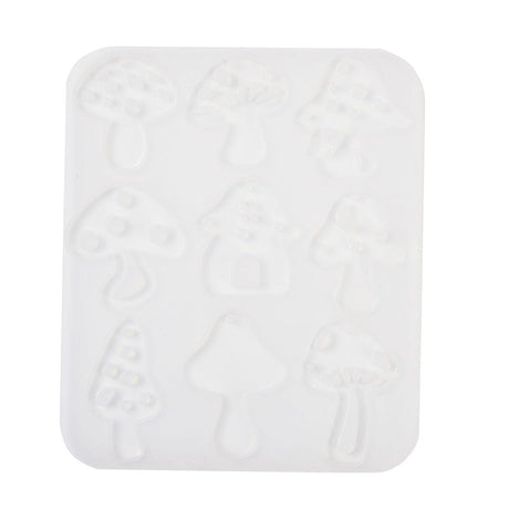 Silikone Form Til At Lave Svampe Vedhæng – DIY Støbeform - Uniq Perler - 114656