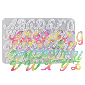 Silikonform für Harzbuchstaben – DIY Gießform - Uniq Perler - 343720