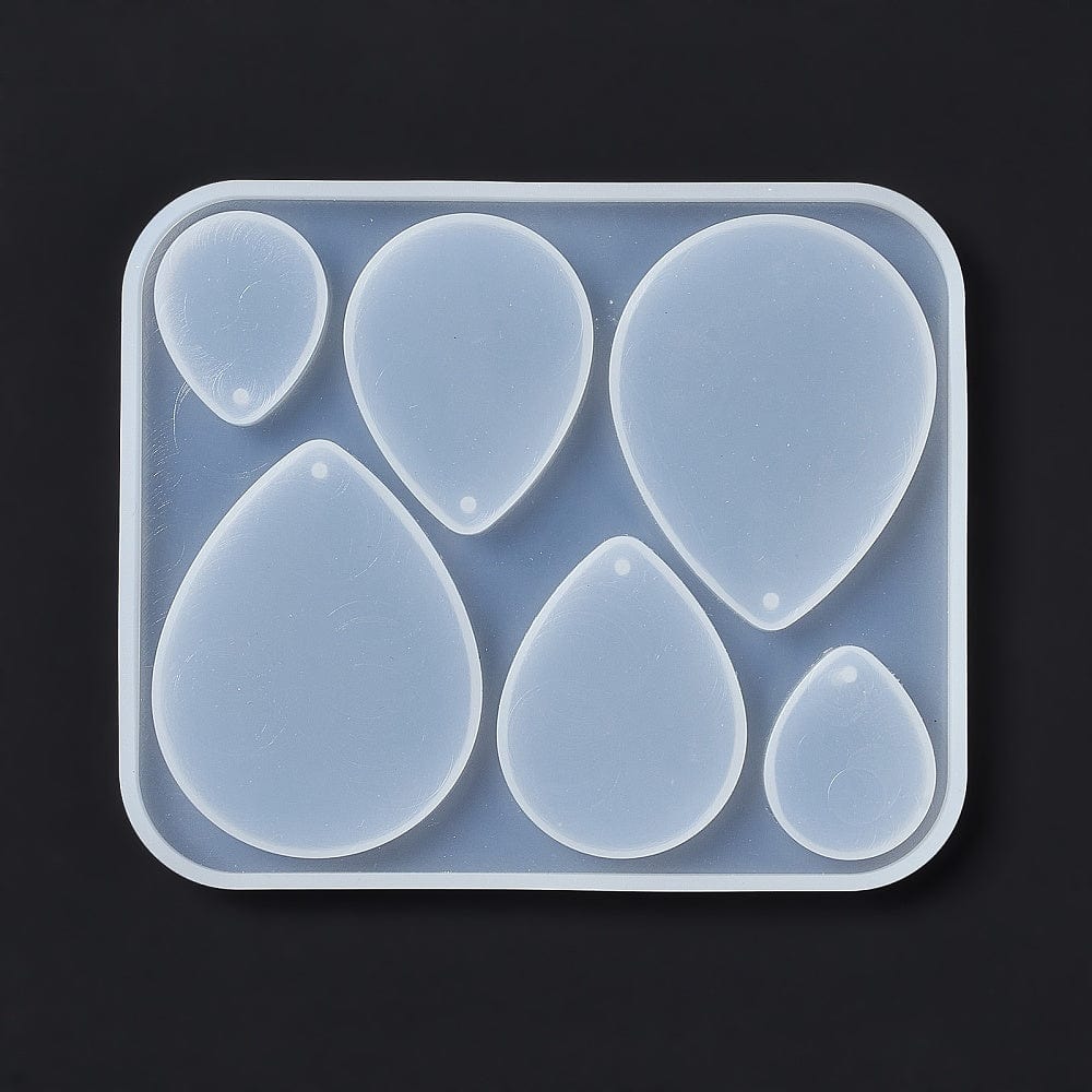 Silikone Form Til Resin Dråbe Vedhæng – DIY Støbeform - Uniq Perler - 112404