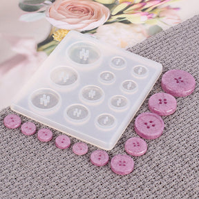 Silikonform für Harzknöpfe - Uniq Perler - 6428441781