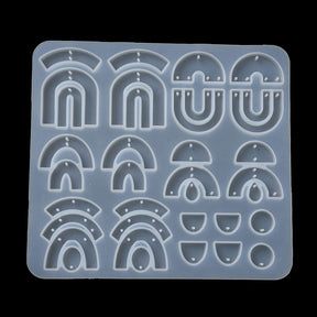 Silikonform für Harz Anhänger - Uniq Perler - 580846