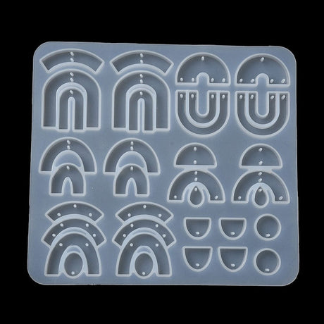 Silikone Form Til Resin Vedhæng - Uniq Perler - 580846