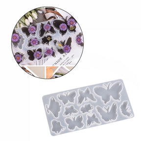 Silikon Form Til Støping Av Resin Sommerfugler - Uniq Perler - 1111490200