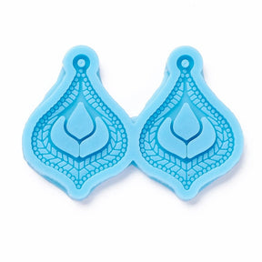 Silikonformen für Ohrringe oder Anhänger (39x27mm) - Uniq Perler - 030405828