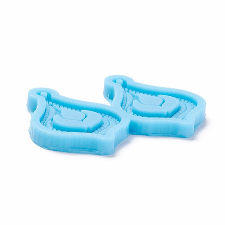 Silikone Forme til Øreringe eller Vedhæng (39x27mm) - Uniq Perler - 030405828