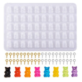 Silikone Forme Til Resin Bamser Inkl. Skruer - Uniq Perler - 0001489761