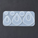 Silikone Forme til Støbning af Øreringe eller Vedhæng (49x11mm) - Uniq Perler - 25653