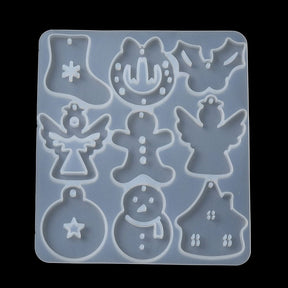 Silikonformen zum Gießen von Harz-Weihnachtsmotiven - Uniq Perler - 0001489257