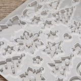 Silikoneform til Resin – Jul Motiver (129,5x120mm) - Uniq Perler - 116184
