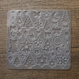 Silikoneform til Resin – Jul Motiver (129,5x120mm) - Uniq Perler - 116184