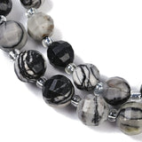 Silkesten/Netstone, Facet, (8mm) - Uniq Perler - 114584