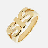 SIS Ring Af 18K Forgyldt Stål (Flere Størrelser) - Uniq Perler - 114630