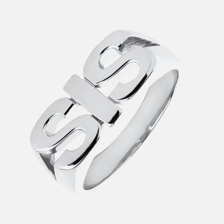 SIS Ring Af Stål (Flere Størrelser) - Uniq Perler - 114627