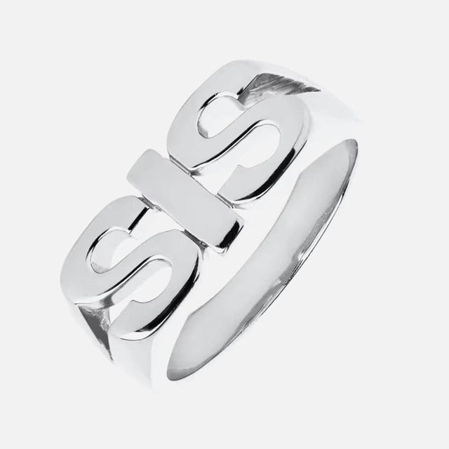 SIS Ring Af Stål (Flere Størrelser) - Uniq Perler - 114627