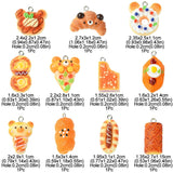 Sjove Assorteret Mad Vedhæng, (11 Stk) - Uniq Perler - 960389