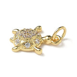 Skildpadde Vedhæng, Langtidsholdbar Forgyldt, 14,5x10,5x3 mm - Uniq Perler - 115504