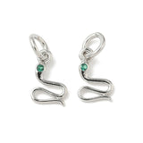 Slange Vedhæng - Langtidsholdbar Platin Belagt (9,5x6mm) - Uniq Perler - 115472