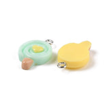 Slikkepinde Resin Vedhæng, Farve Mix, 20x14mm, 10 stk. - Uniq Perler - 570789