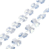 Sløjfe glasperler, 7x10x3mm - Uniq Perler - 113420